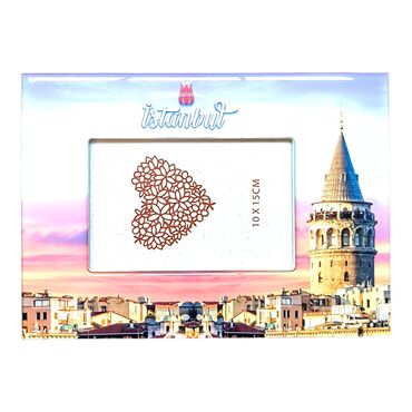 Istanbul Themed Epoxy Photo Frame Travel Souvenir 13x18 Cm - 4