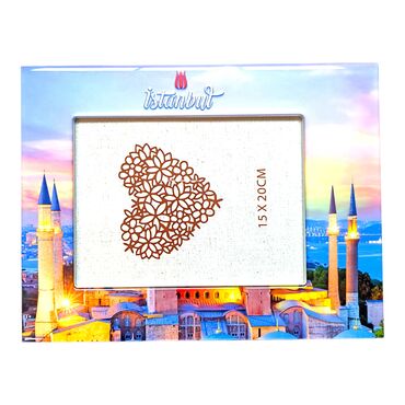 Istanbul Themed Epoxy Photo Frame Travel Souvenir 15x20 Cm - 4