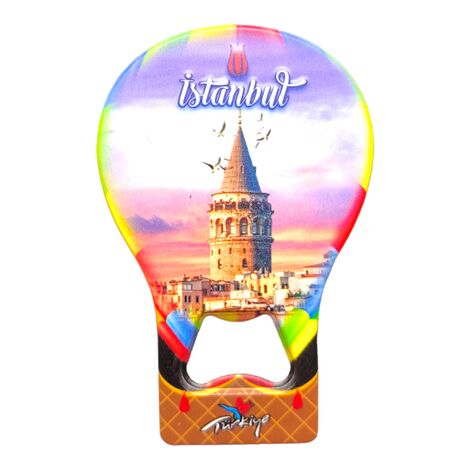 Istanbul Themed Uv Balloon Shaped Bottle Opener - 3