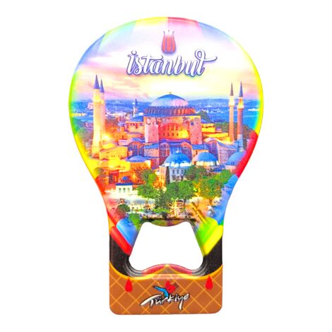 Istanbul Themed Uv Balloon Shaped Bottle Opener - 4