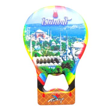 Istanbul Themed Uv Balloon Shaped Bottle Opener - 5