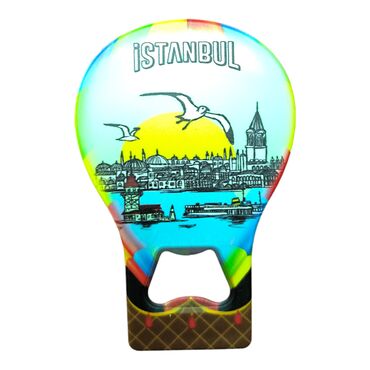 Istanbul Themed Uv Balloon Shaped Bottle Opener - 7