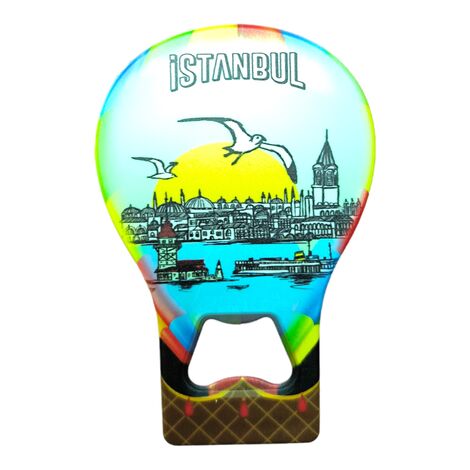 Istanbul Themed Uv Balloon Shaped Bottle Opener - 7