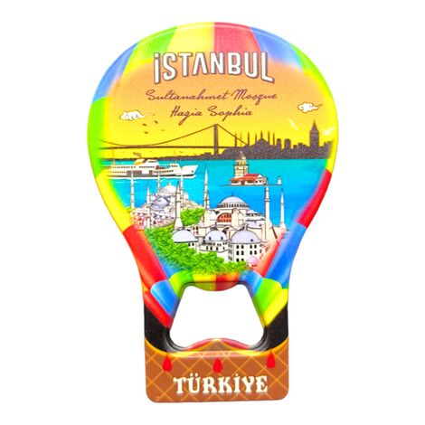 Istanbul Themed Uv Balloon Shaped Bottle Opener - 9