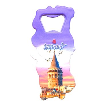 Istanbul Themed UV Map Shaped Bottle Opener - 5