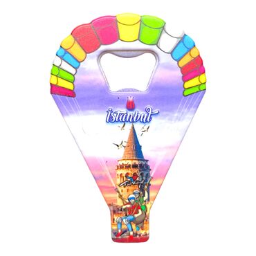 Istanbul Themed Uv Printed Parachute Bottle Opener - 3