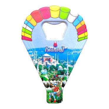 Istanbul Themed Uv Printed Parachute Bottle Opener - 4