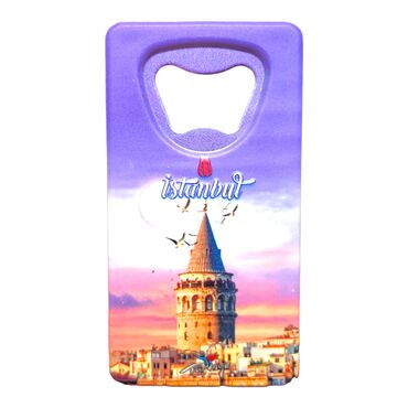 Istanbul Themed Uv Printed Rectangle Bottle Opener - 5