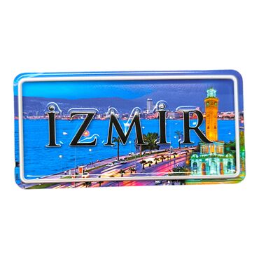 Toptan İzmir Temalı Kabartmalı Pvc Baskı Magnet - 5