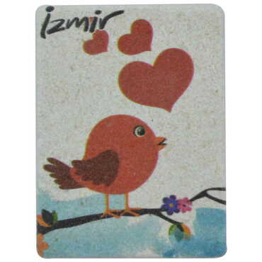 Izmir Themed Customised Stone Fridge Magnet 60x45 mm - 6