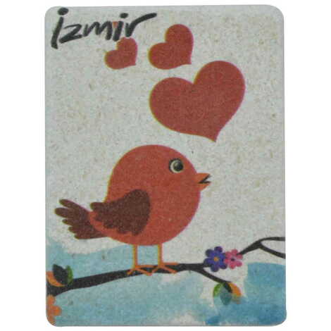 Izmir Themed Customised Stone Fridge Magnet 60x45 mm - 6