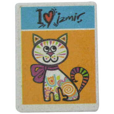 Izmir Themed Customised Stone Fridge Magnet 60x45 mm - 7