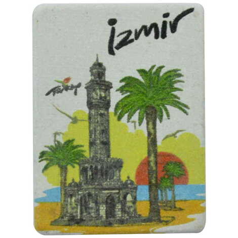 Izmir Themed Customised Stone Fridge Magnet 60x45 mm - 8