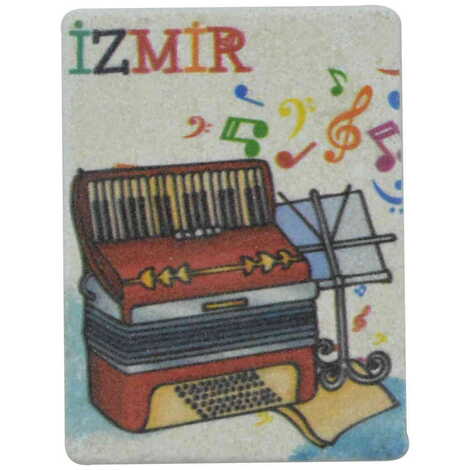 Izmir Themed Customised Stone Fridge Magnet 60x45 mm - 10