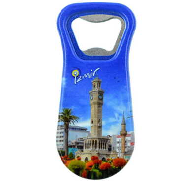 Izmir Themed Customised Uv Printed Plastic Base Plastic Base Bottle Opener 95x43 mm - 4