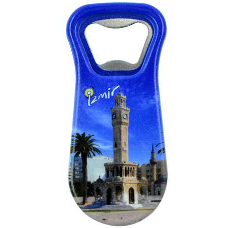 Izmir Themed Customised Uv Printed Plastic Base Plastic Base Bottle Opener 95x43 mm - 5