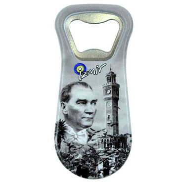 Izmir Themed Customised Uv Printed Plastic Base Plastic Base Bottle Opener 95x43 mm - 7