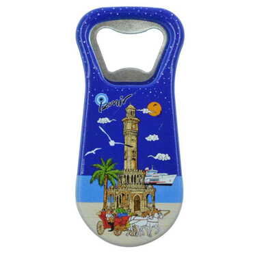 Izmir Themed Customised Uv Printed Plastic Base Plastic Base Bottle Opener 95x43 mm - 10