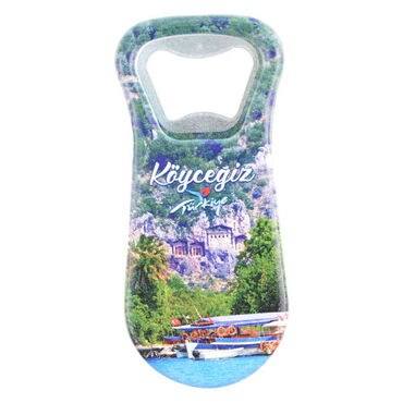 Izmir Themed Customised Uv Printed Plastic Base Plastic Base Bottle Opener 95x43 mm - 12