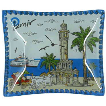 Izmir Themed Decorative Glass Appetizers 12X14 Cm - 4