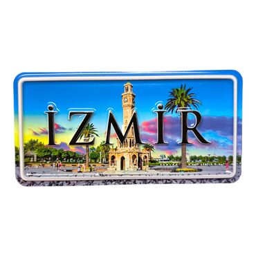 Izmir Themed Embossed Pvc Oppression Fridge Magnet - 4