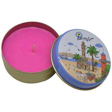 Izmir Themed Tin Boxed Candle 73x35 mm - 5