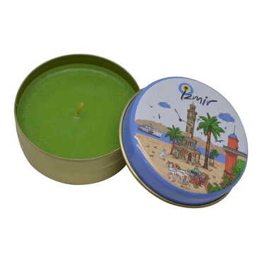 Izmir Themed Tin Boxed Candle 73x35 mm - 6