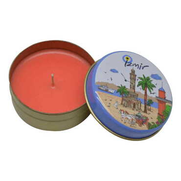 Izmir Themed Tin Boxed Candle 73x35 mm - 7