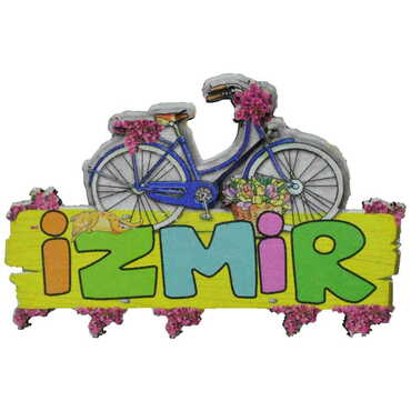 Izmir Themed Wooden Customised 2D Souvenir Fridge Magnet - 3