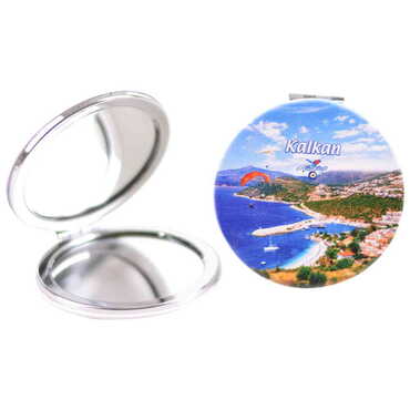 Kalkan Themed Custom Printed Round Pocket Mirror - 3