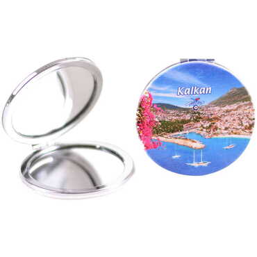 Kalkan Themed Custom Printed Round Pocket Mirror - 4