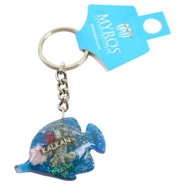 Kalkan Themed Customised Transparent Polyester Keyring - 5