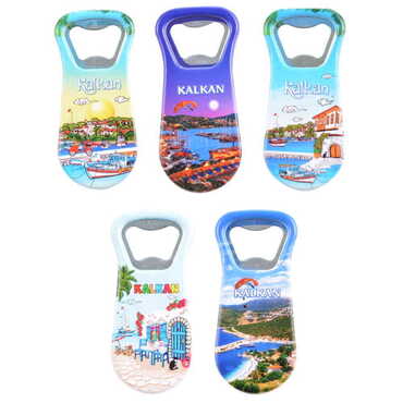 Kalkan Themed Customised Uv Printed Plastic Base Plastic Base Bottle Opener 95x43 mm - 3