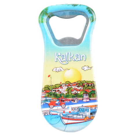 Kalkan Themed Customised Uv Printed Plastic Base Plastic Base Bottle Opener 95x43 mm - 4