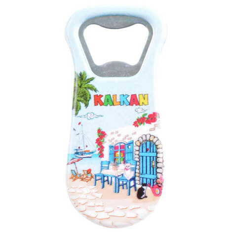 Kalkan Themed Customised Uv Printed Plastic Base Plastic Base Bottle Opener 95x43 mm - 8