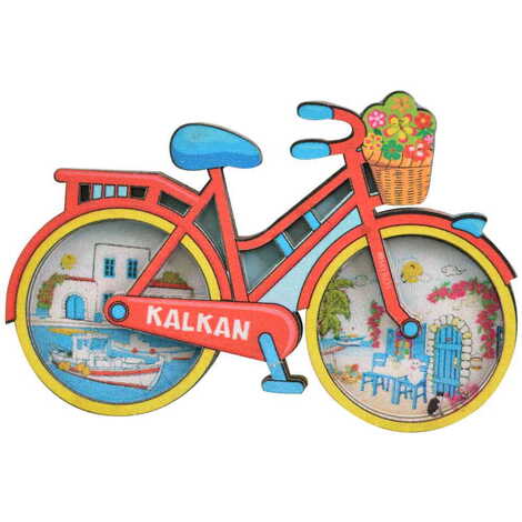 Kalkan Themed Wooden Customised 2D Souvenir Fridge Magnet - 4