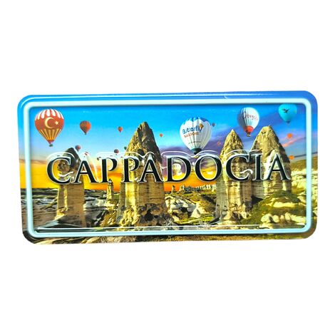 Toptan Kapadokya Temalı Kabartmalı Pvc Baskı Magnet - 16