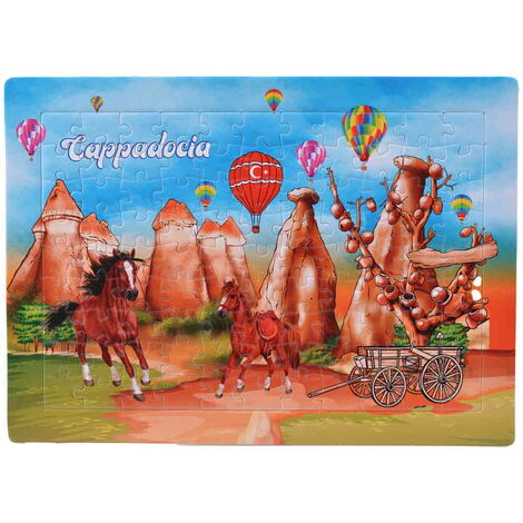 Toptan Kapadokya Temalı Uv Baskılı Puzzle 190x270 mm - 4