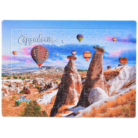 Toptan Kapadokya Temalı Uv Baskılı Puzzle 190x270 mm - 6