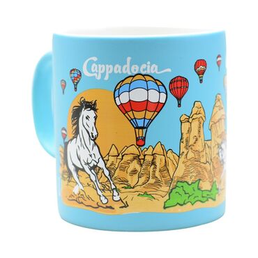 Kapadokya Themed Customised Serigraphy Printed Ceramic Mug 82x90 mm - 6