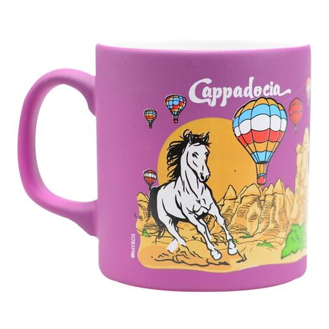 Kapadokya Themed Customised Serigraphy Printed Ceramic Mug 82x90 mm - 11