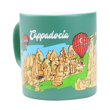 Kapadokya Themed Customised Serigraphy Printed Ceramic Mug 82x90 mm - 16