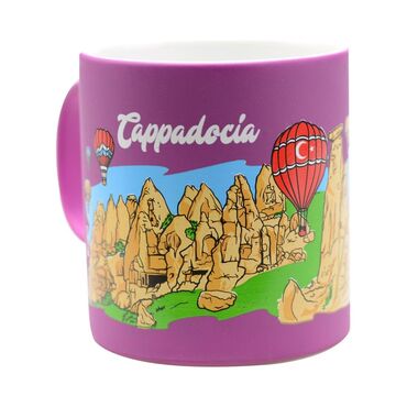 Kapadokya Themed Customised Serigraphy Printed Ceramic Mug 82x90 mm - 17