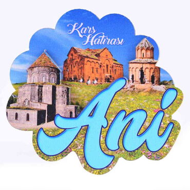 Kars Themed Wooden Customised 2D Souvenir Fridge Magnet - 2