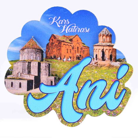 Kars Themed Wooden Customised 2D Souvenir Fridge Magnet - 2