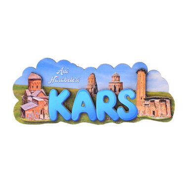 Kars Themed Wooden Customised 2D Souvenir Fridge Magnet - 3