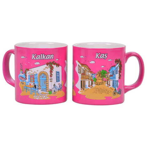 Kas Region Themed Customised Serigraphy Printed Ceramic Mug 82x90 mm - 11