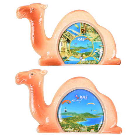 Kas Themed Ceramic Camel Shaped Fridge Magnet - 2