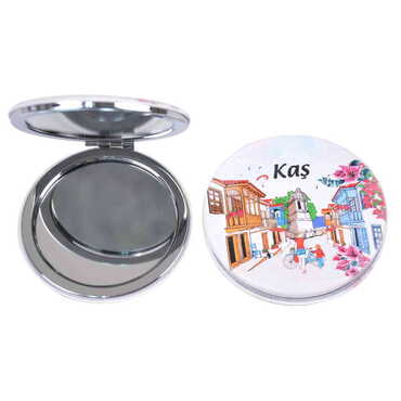 Kas Themed Custom Printed Round Pocket Mirror - 5