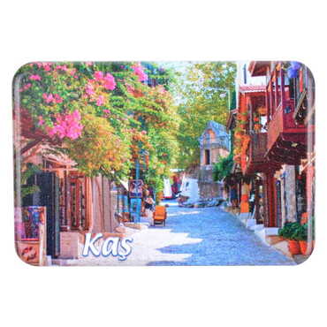 Kas Themed Customised UV Printed Plastic Base Rectangle Fridge Magnet 80x50 mm - 5